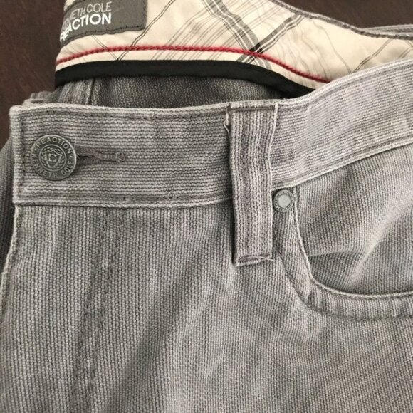 NWOT Kenneth Cole Reaction Gray Relaxed Fit Men Pants Size 36 - Picture 15 of 15
